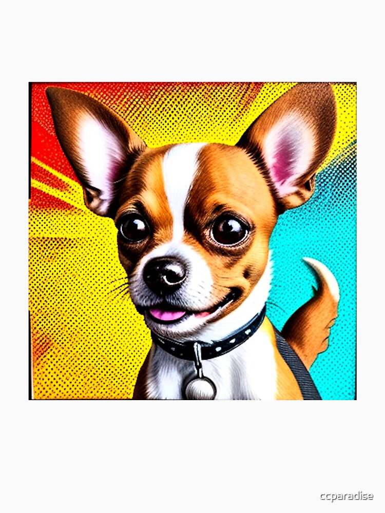 Cute Colorful Chihuahua Dog by Earth Nature Creations