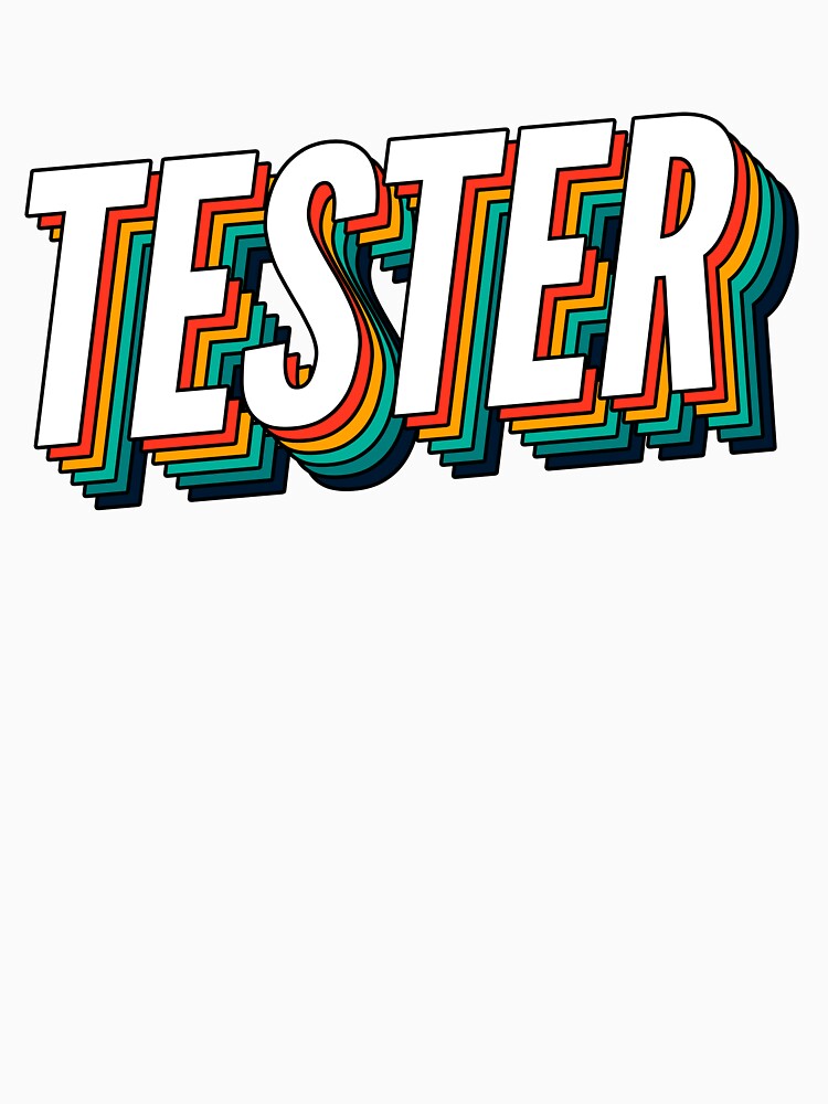 Tester Retro Vintage Label For The Best Tester by SVPOD