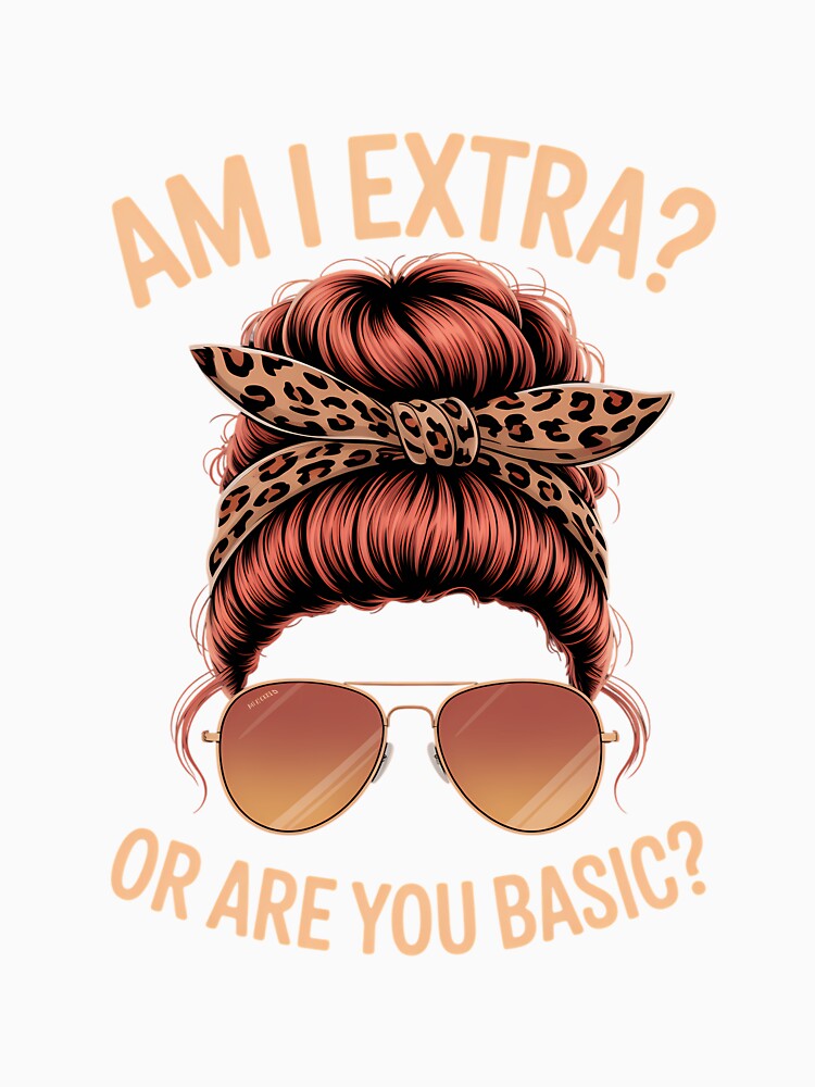 Funny Messy Bun Sarcastic by bloodhumph