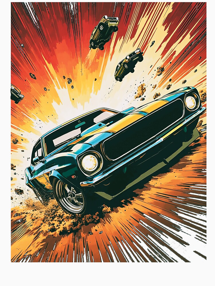 Cars moving at high speeds by Inklivion