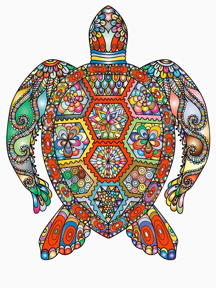 Turtle Multi Colour by Fairyjam