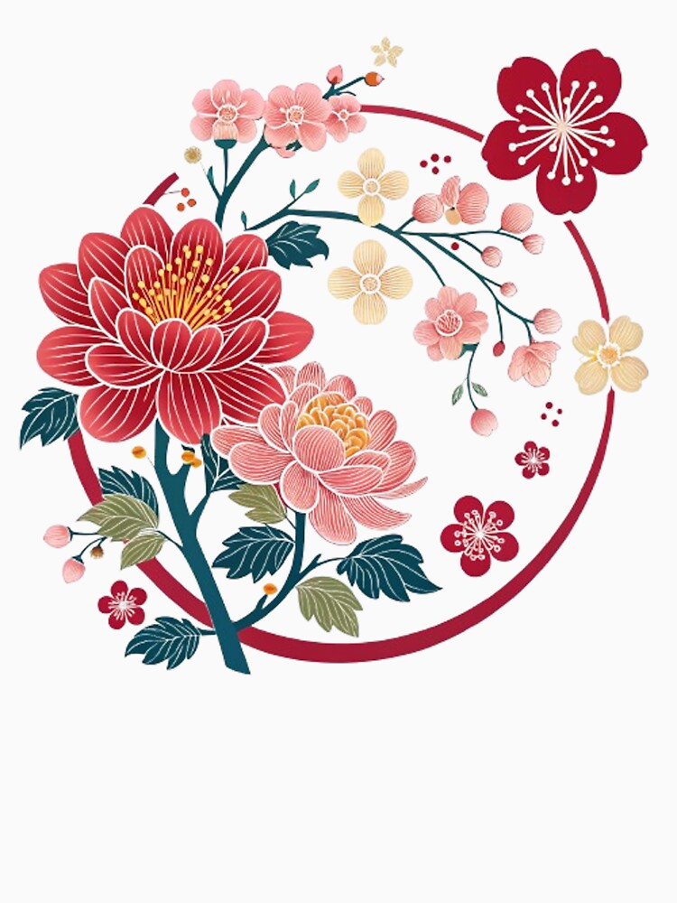 JAPANESE FLOWERS by likbatonboot