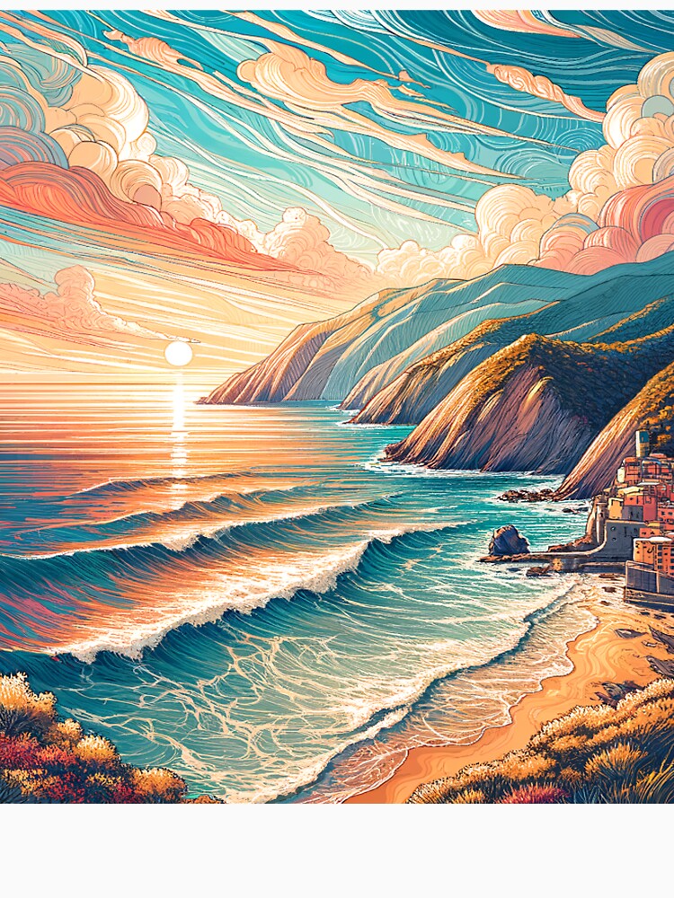 Coastal Serenity by Framd Posters