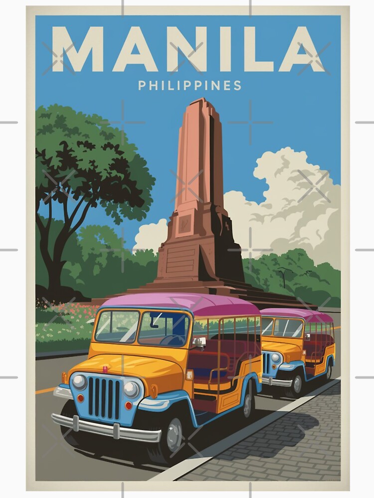 Manila Vintage Travel Poster by TravelerRat