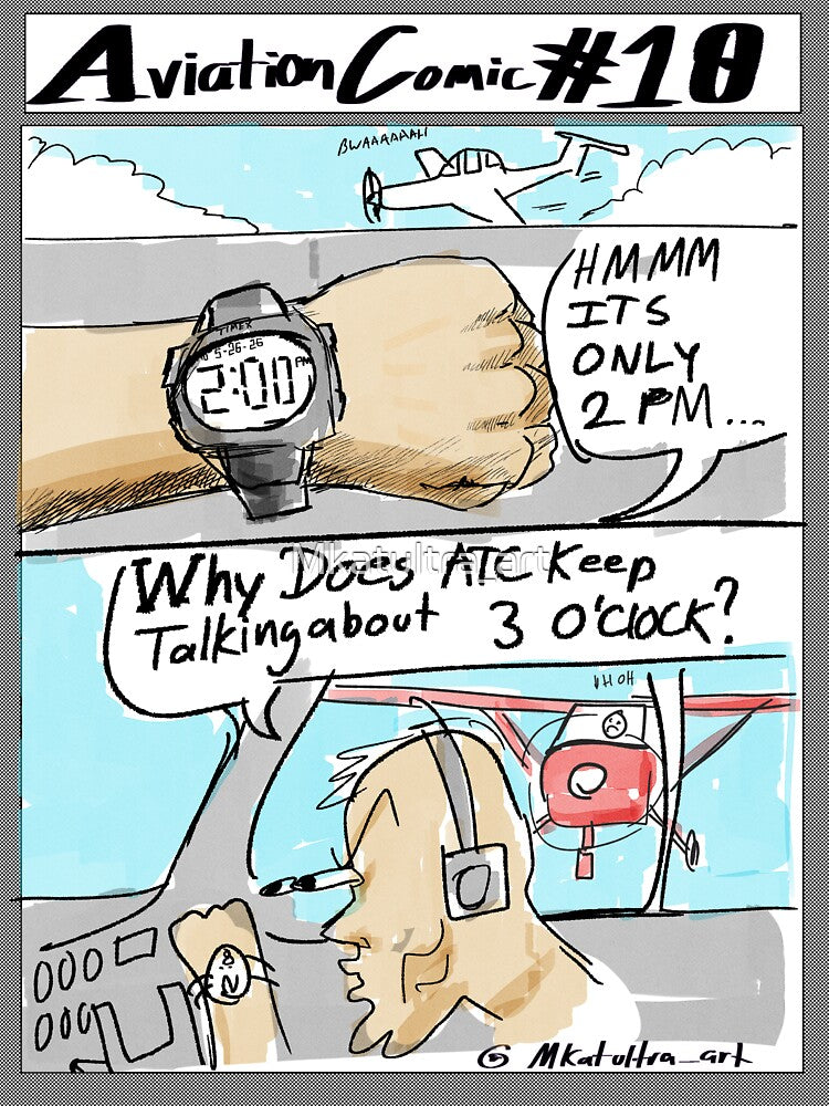 Aviation comic 10! traffic at 3 o'clock! by Mkatultra_art