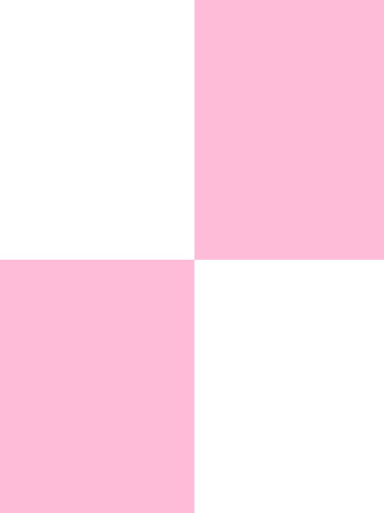 Quarters - White and Cotton Candy Pink by JustPatterns2