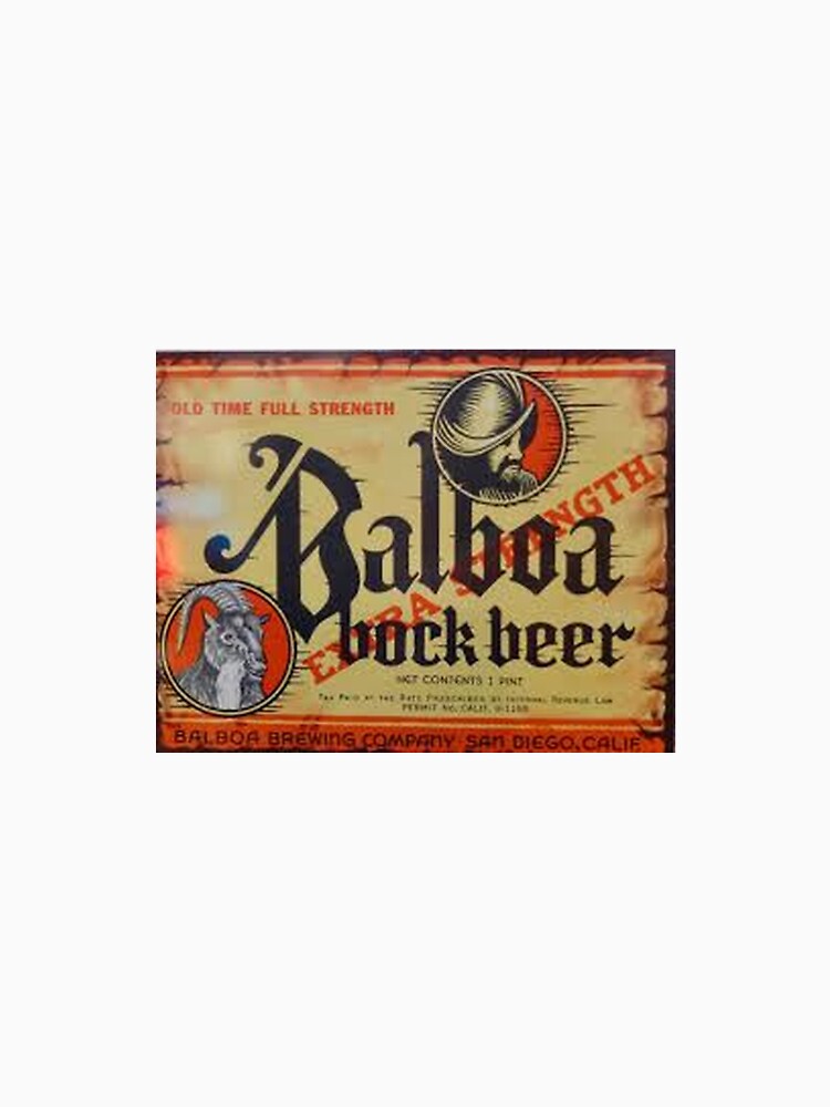 Balboa Bock Beer, distressed by uniquenostalgia