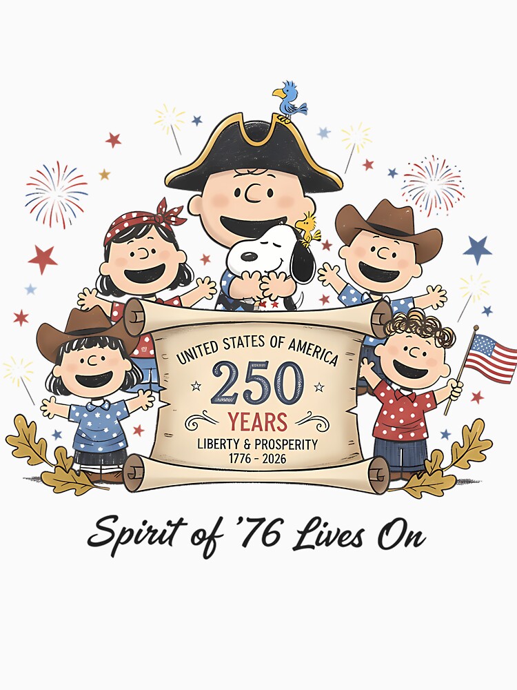 Cute Spirit Of 76 Lives On 250 Years Peanuts by PPAKSS