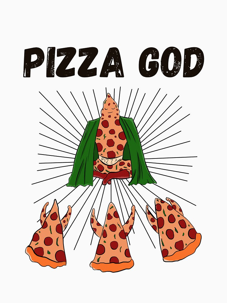 God of Pizza illustration by Matheus2001