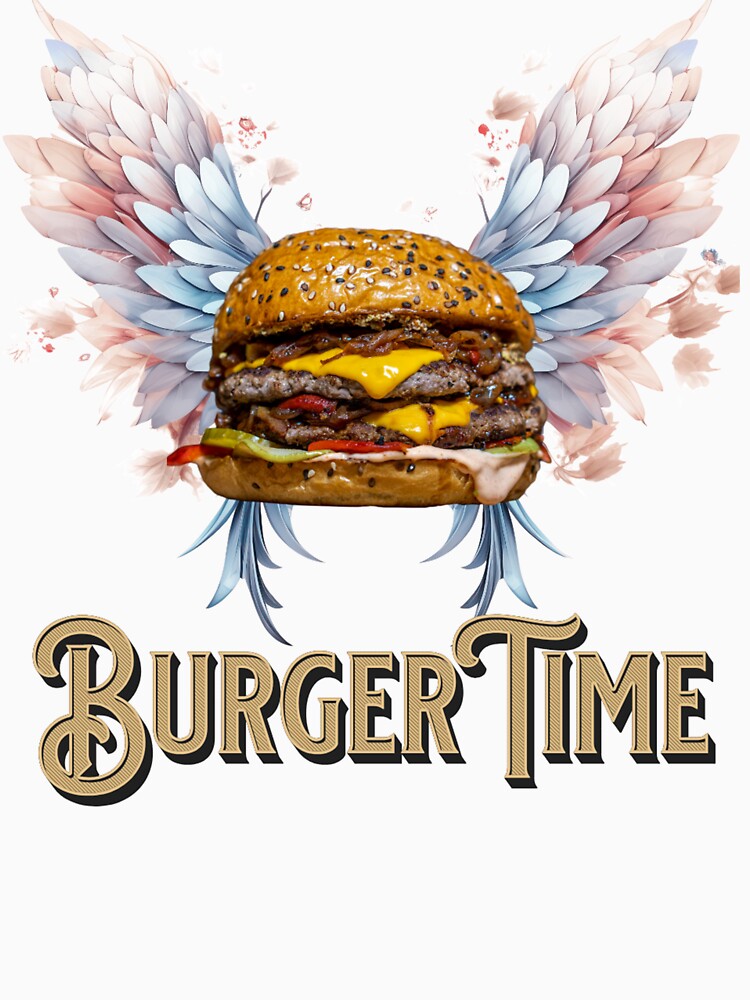 Flaying Burger time by dudart-shop