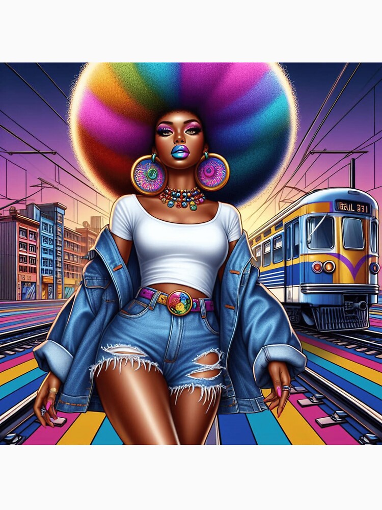 Modern Stylish Girl Art by AndreasVelas
