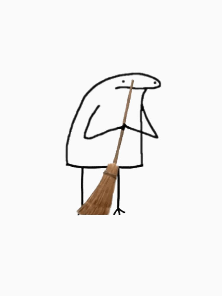 stickman doing cleaning by TayyarProduct
