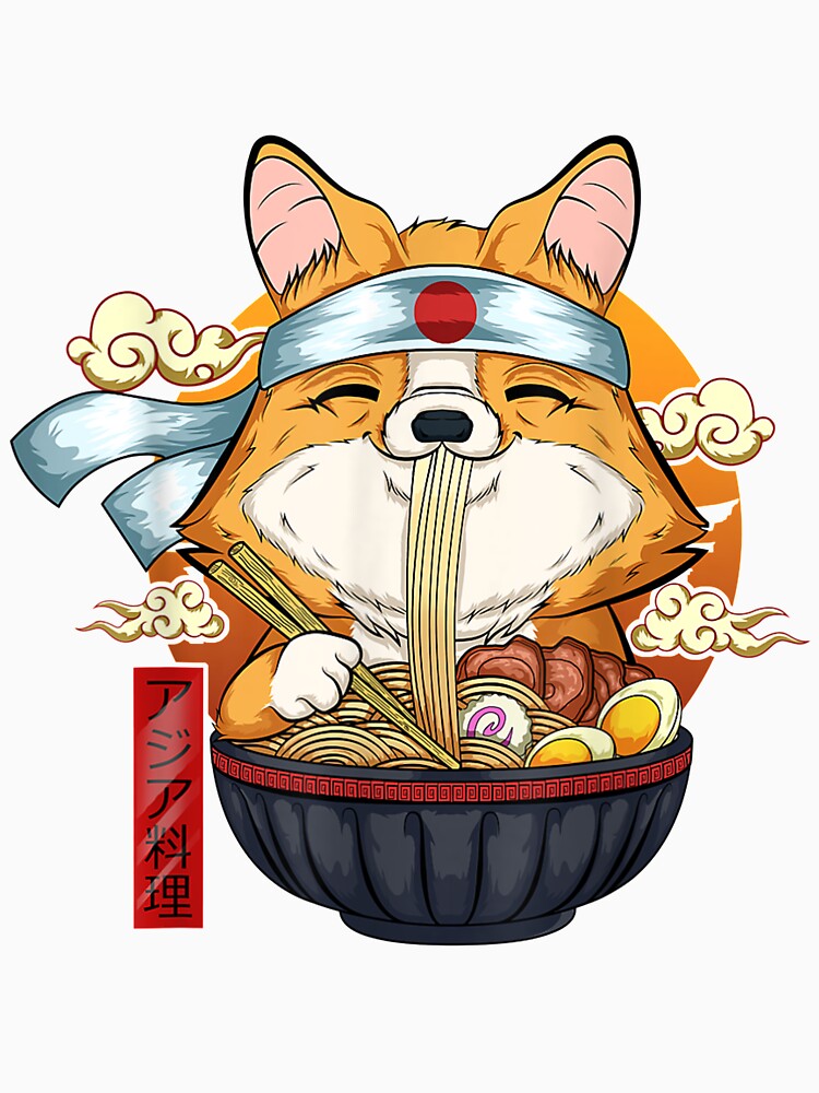 Ra Corgi Dog Anime Japanese Gift by tolivia