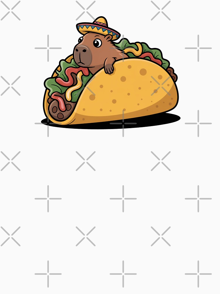 Capybara Taco Funny Food Design by MonkiFlipp