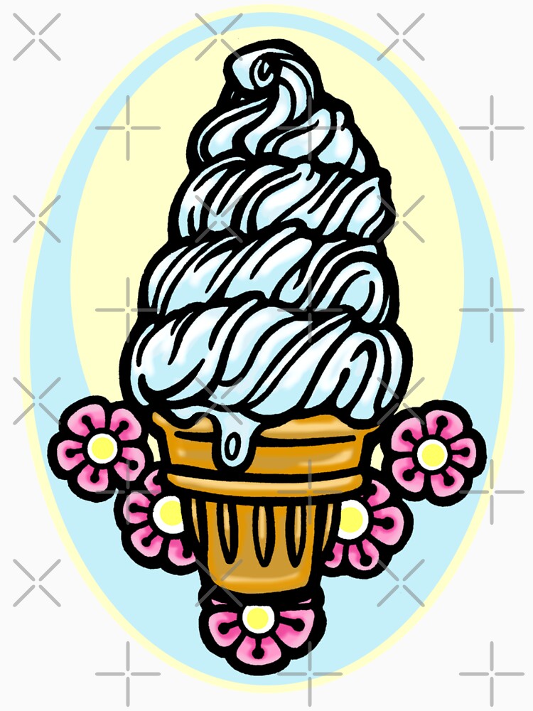 Soft Ice Cream Cone by sandpiperstudio