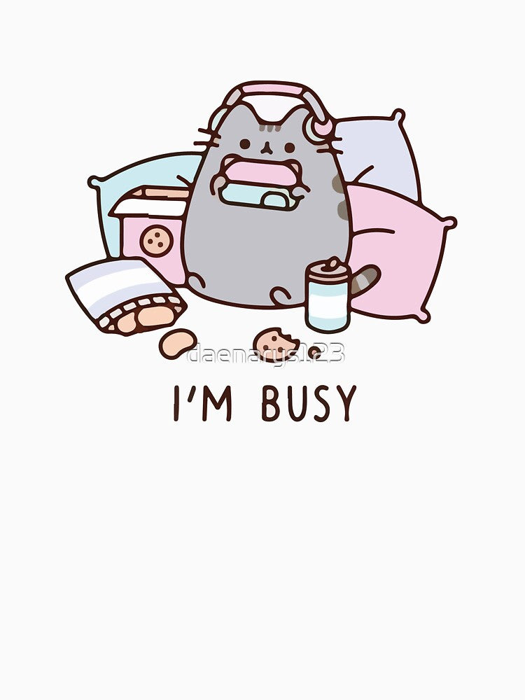 busy pusheen by daenarys123
