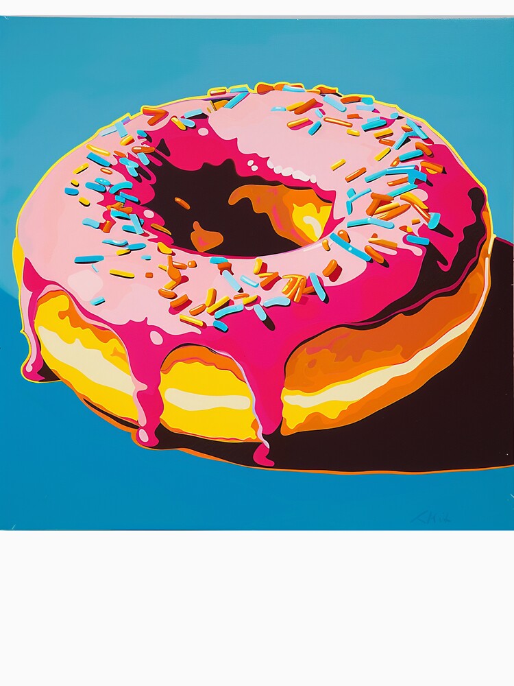 Iced Donut Pop Art 9 by AstroRisq
