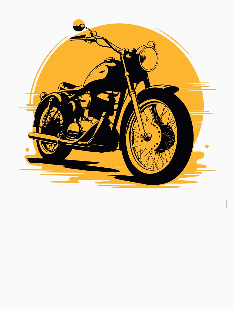 Vintage Classic Motorcycle Simple by DividedFortune