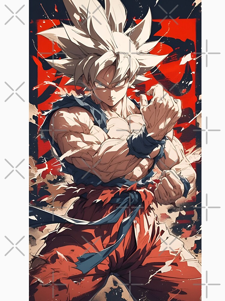 White Flame Battle Ascension – Anime Warrior Power Art by Dyan4