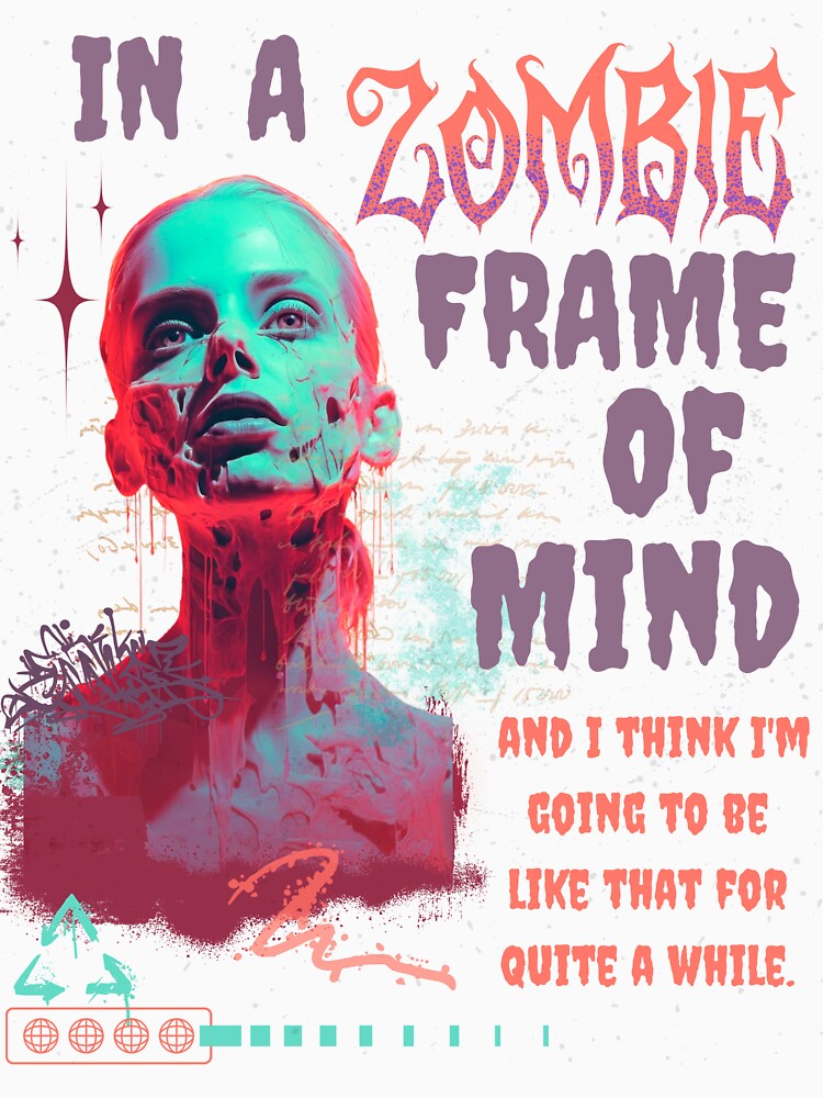 Zombie Frame of Mind Streetwear by Tamarind Tree