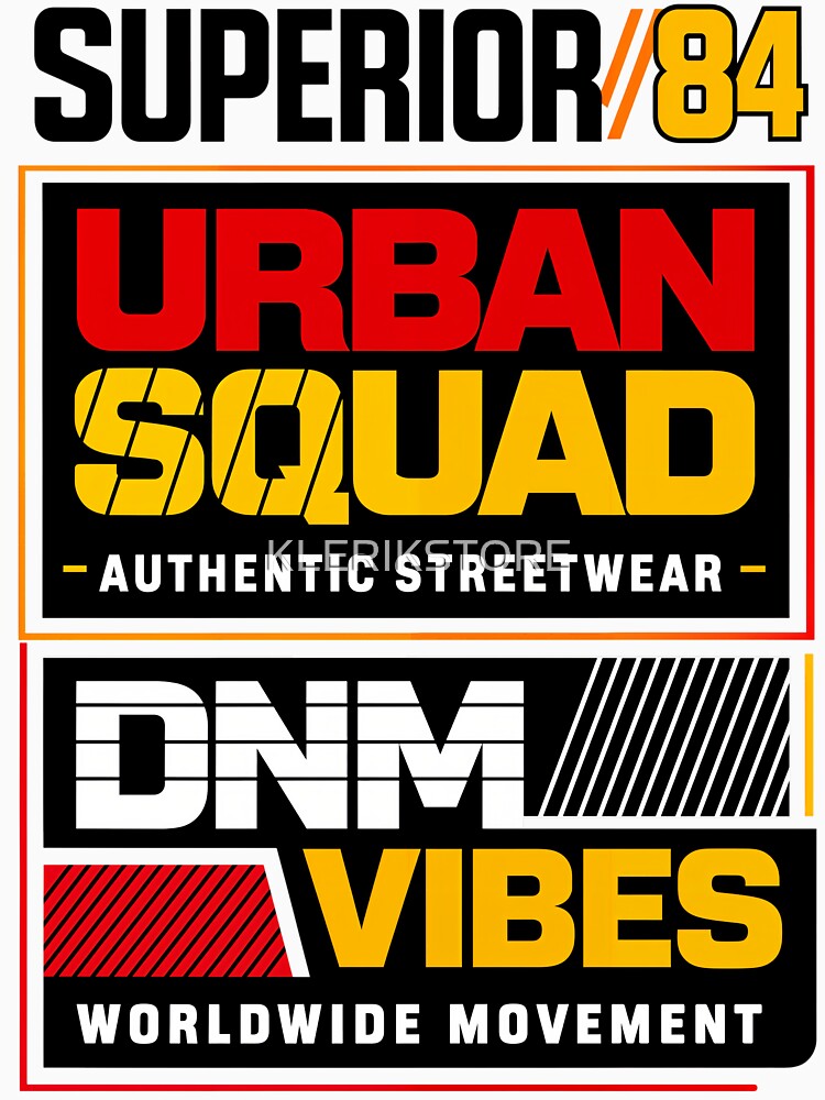 Urban Squad Superior 84 Authentic Streetwear Dnm Vibes by KLERIKSTORE