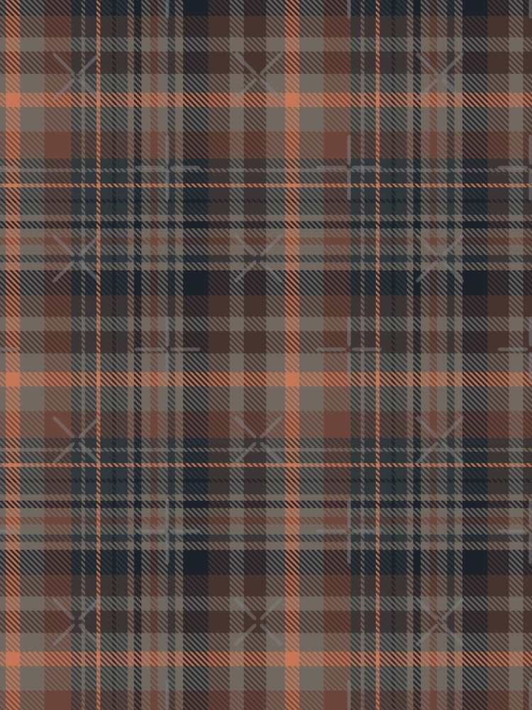 Dark Earth Woods Plaid Tartan Design by PatternTitan