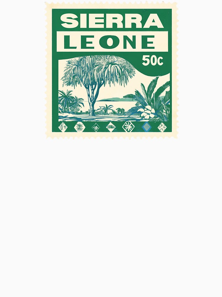 Sierra Leone Vintage Postage Stamp - Cotton Tree by tiigerdad