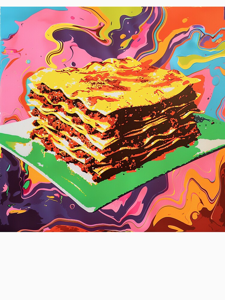 Lasagna Pop Art 6 by AstroRisq
