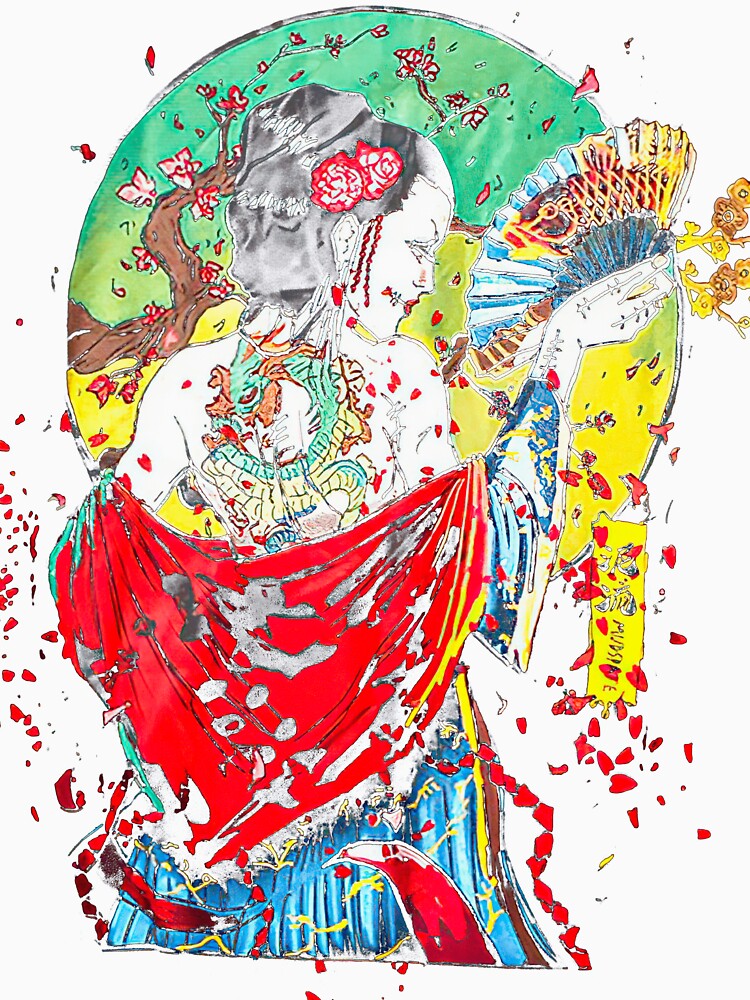 Harajuku Streetwear Japanese Geisha by shopshopGHDMAC