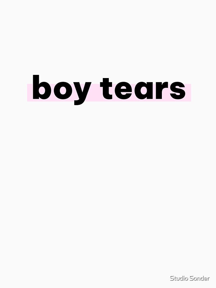 Boy Tears by Studio Sonder