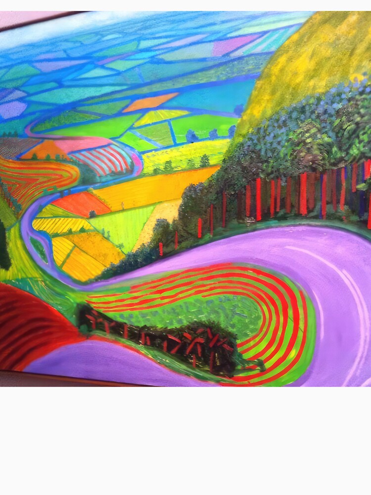 David Hockney - David Hockney - David Hockney (75) - Vibrant California Pool – Pop Art Print Inspired by David Hockney by KirstenShShop