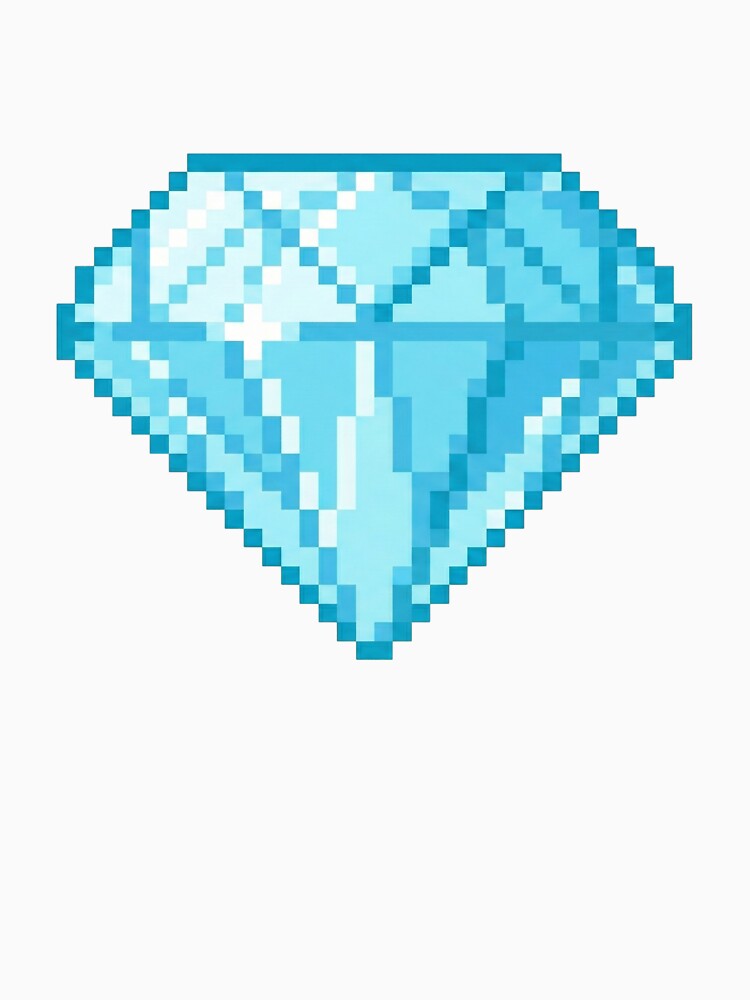 Pixelated Diamond by Potato Quality Prints