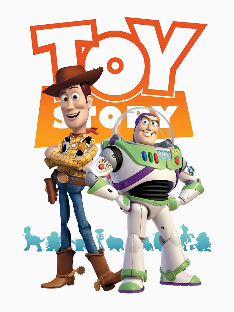 Sheriff Woody and Buzz Lightyear Best Friends Retro by VelvetEasel