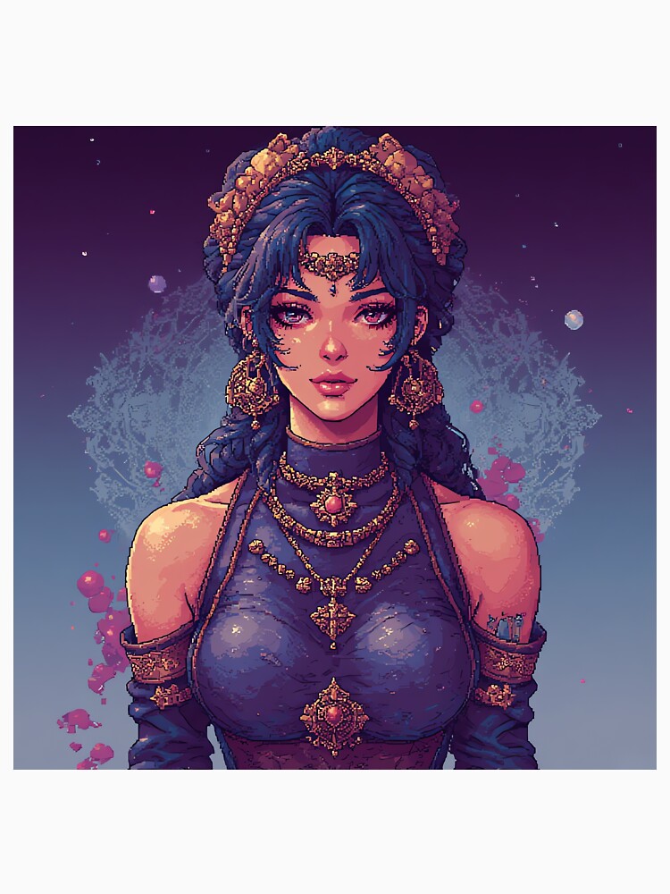 Retro Art for Beautiful Night Woman by jimcaza
