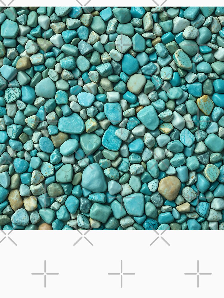 Turquoise Stone 1 by HebaRK Studio
