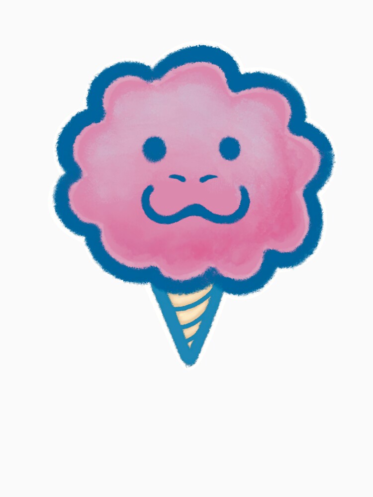 cotton candy seal pink with blue lineart by petselkie