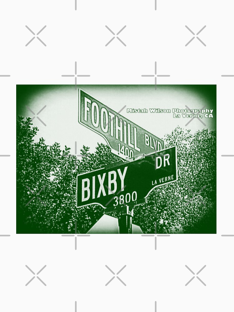 Foothill Boulevard & Bixby Drive WHITE FORRESST, La Verne, CA by Mistah Wilson by The Street Sign Store