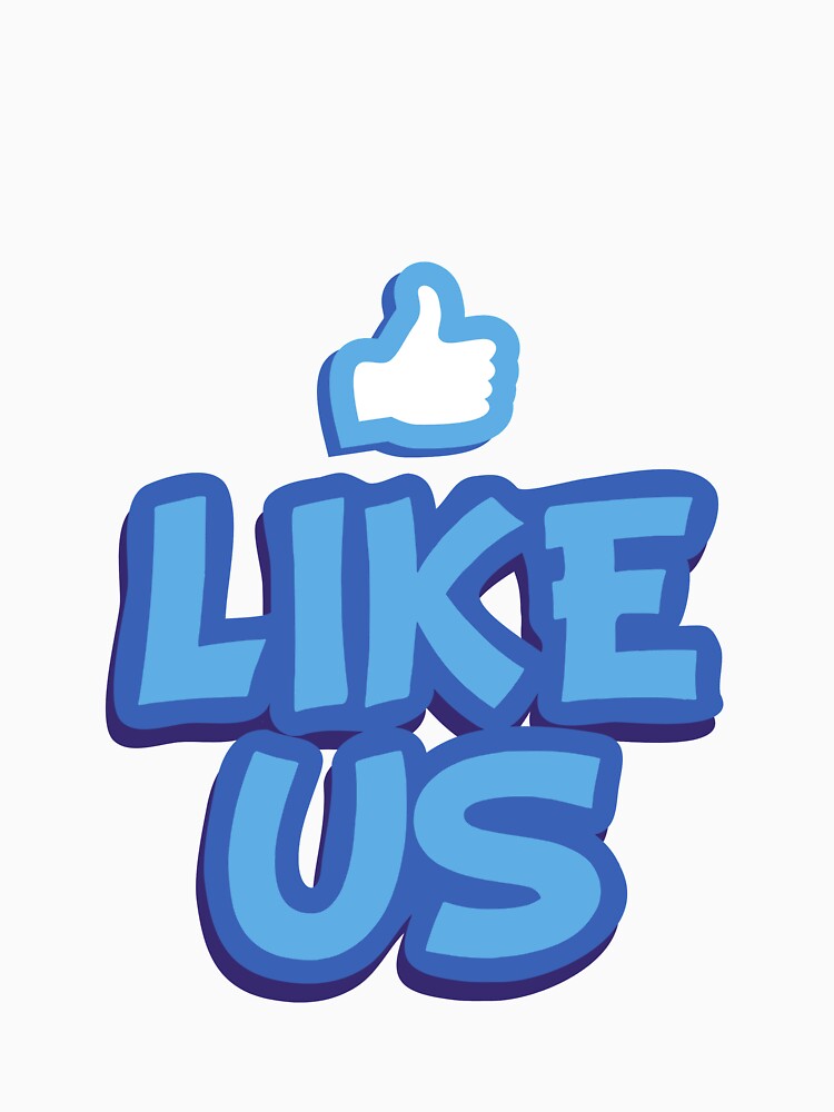 Like Us Facebook Novelty Design by popotamfriends