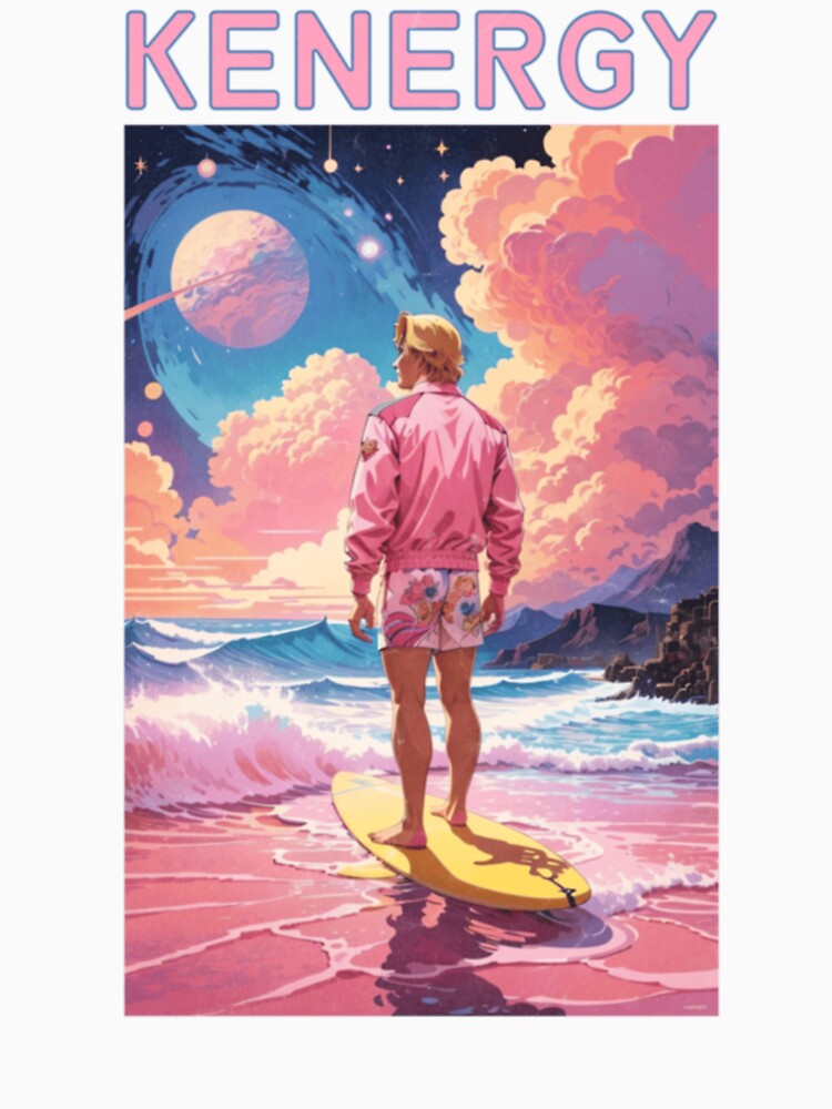 Big Kenergy – I Am Kenough Oversized Neon Poster by Joymurysoa