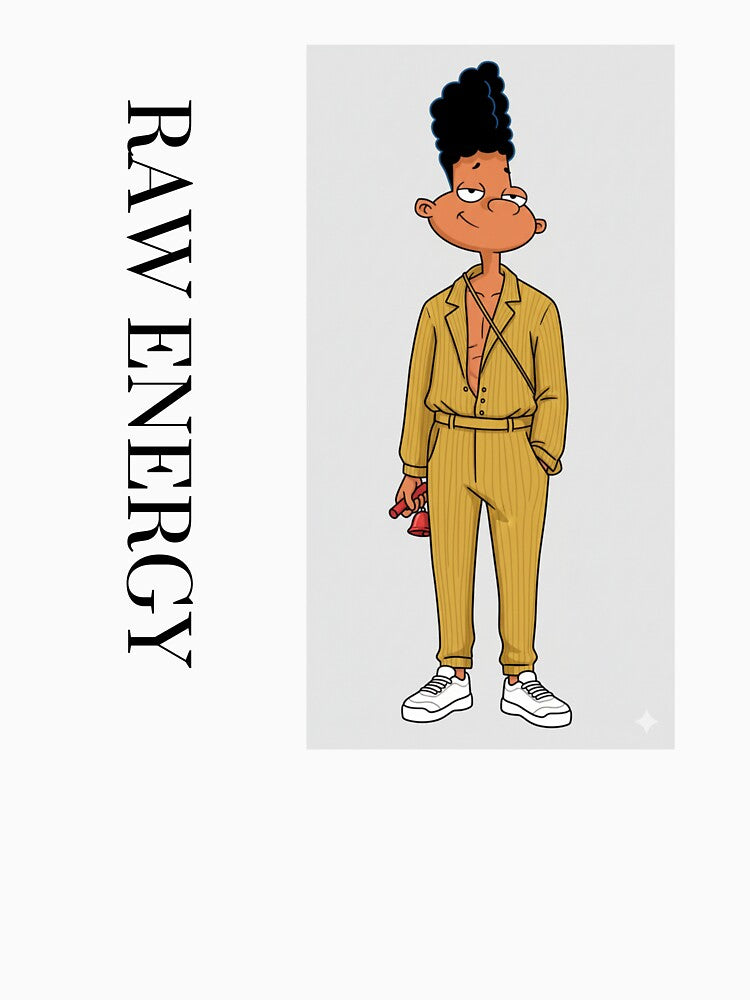 Raw Energy 90s Editorial Street Tee by LunaTS