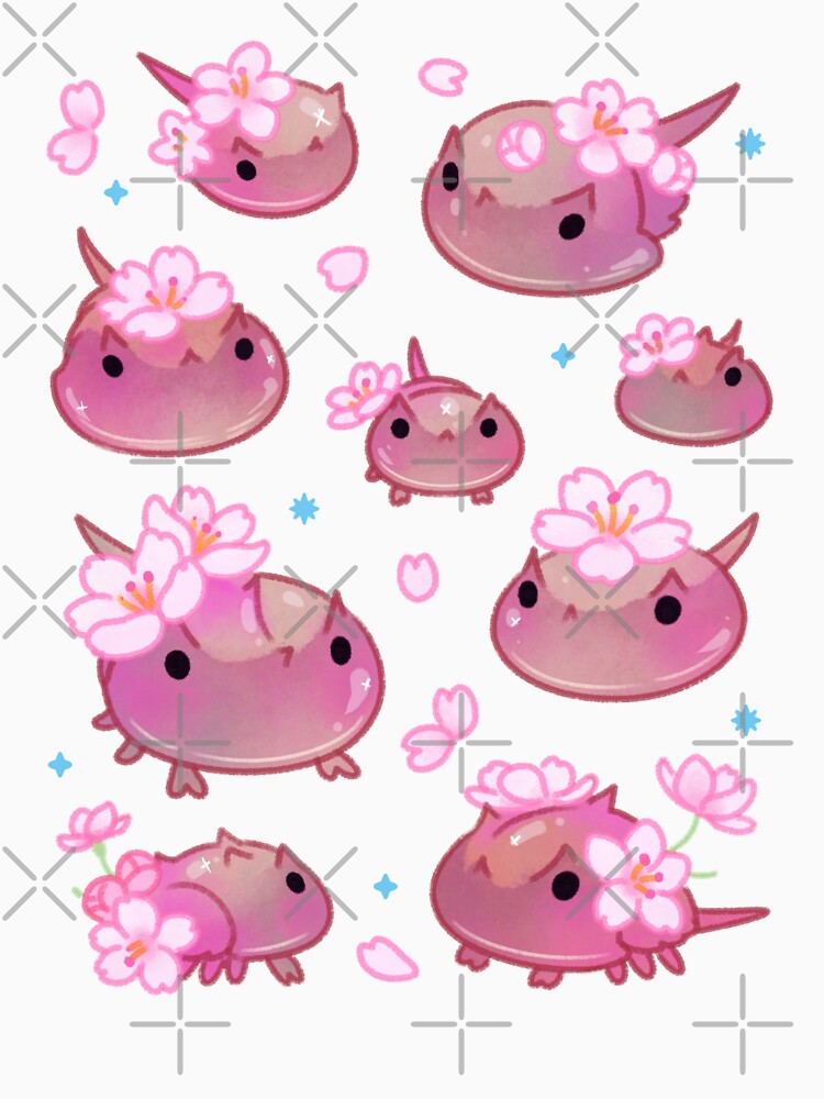 Cherry blossom horseshoe crab by pikaole