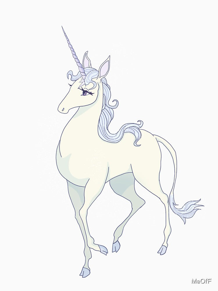 White unicorn by MeOfF