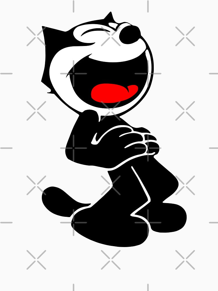 Felix The Cat Laughing by Nutserichon