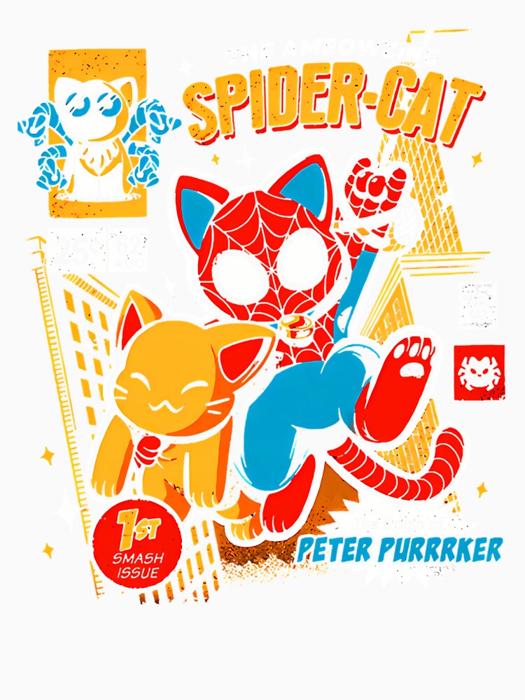 The Ameozing Spider Cat Spider Cat Hoodies Spider Cat by Ad0Shop