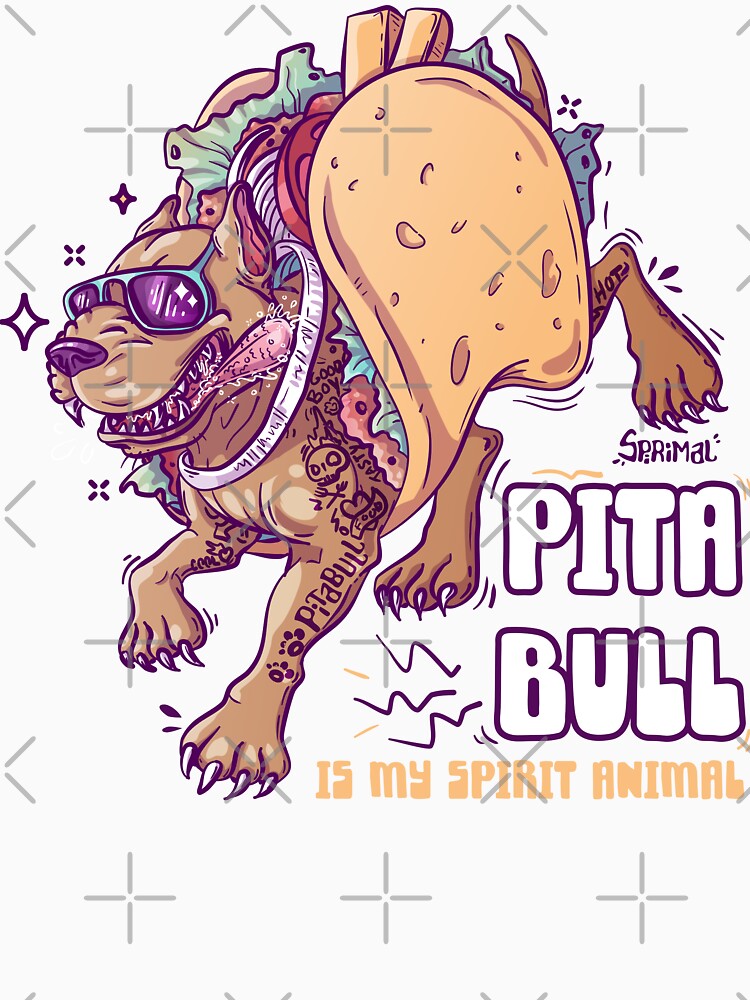 Pitbull Pita pun Pitabull by SPIRIMAL