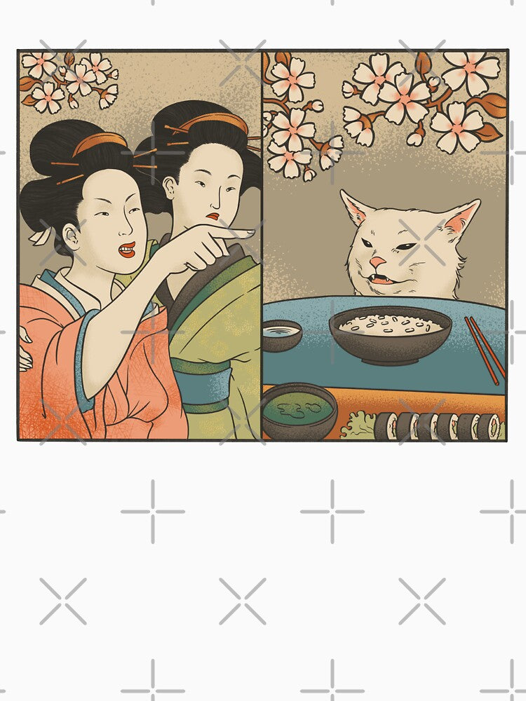 Japanese woman yells at cat meme by Rob-Son