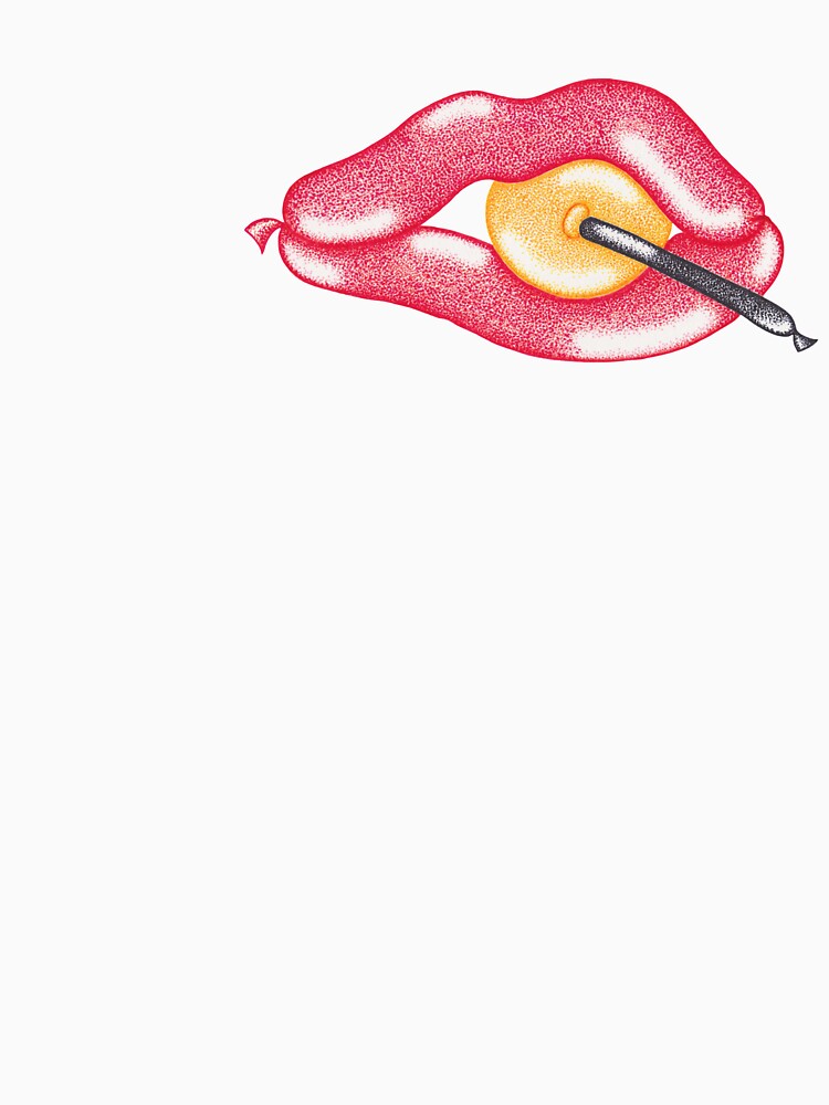 Pop art lips balloon twisting inspired red lips by MitoP