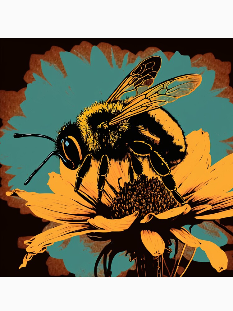 Bee Pop Art 2 by AstroRisq