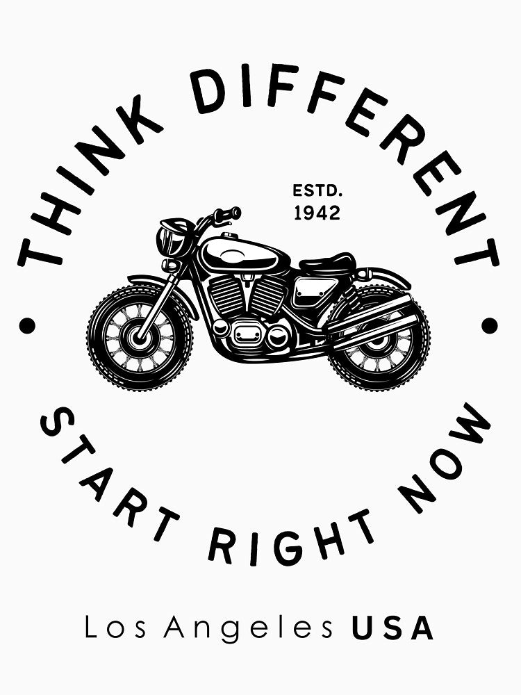 Think Different, Start Right Now – Bold Motivational T-Shirt for Action-Takers by NectarTitania