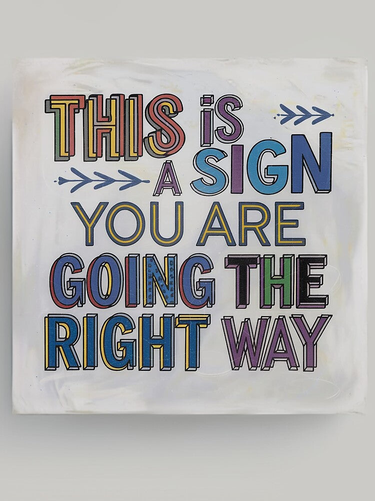 This is a sign by The Digital Compass